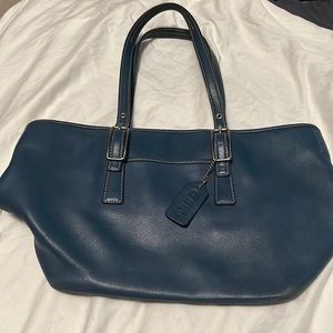 Vintage Blue Coach Purse - Authentic